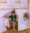 Flexa Speelgordijnen voor halve hoogte Bed - Dawn - Mauve Morn - Flexa - OneSize - Speeltenten