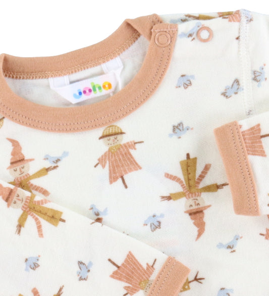 Joha Romper l/s - Wol/Bamboe - Off White - Joha - 100 - Rompers Lange Mouw