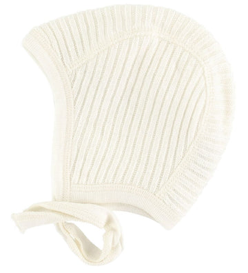 Joha Gebreid Babymuts - Baby Wol - Gebroken wit - Joha - 48 cm - Babymutsen