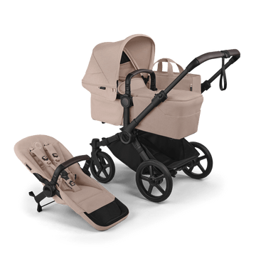 Kinderwagen Bugaboo Donkey6 Single Complete Black/Desert Taupe Melange