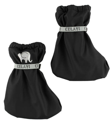 CeLaVi Overschoenen m. Fleece - PU - Zwart - CeLaVi - 0-1 jaar (50-80) - Overschoenen