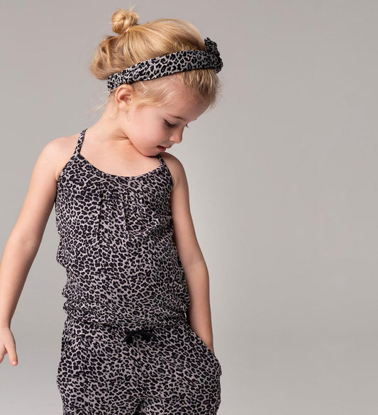 MarMar Jumpsuit - Rio - Grijs Luipaardprint - MarMar - 3 jaar (98) - Jumpsuits