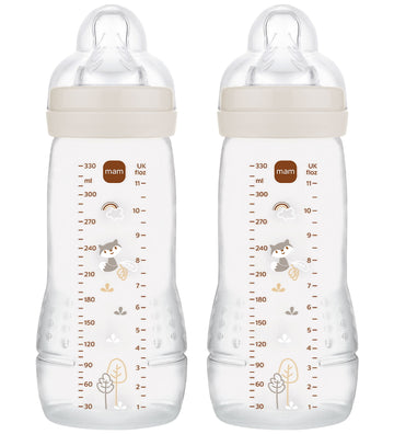 Mam Babyflesjes - 330 ml - 2-pack - Easy Active - Neutral - MAM - OneSize - Babyflesjes