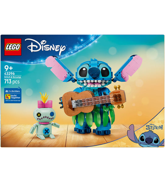 LEGO® Disney - Stitch En scrump 43296 - 713 Onderdelen - LEGO® - OneSize - Blokken
