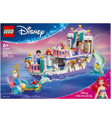 LEGO® Disney - Ariels koninklijke trouwboot 43299 - 519 Onderdel - LEGO® - OneSize - Blokken