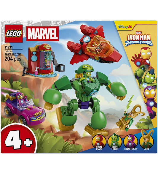 LEGO® Marvel - Loki Tegen Team Iron Man 11211 - 204 Onderdelen - LEGO® - OneSize - Blokken