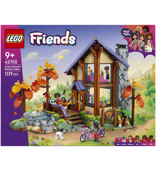 LEGO® Friends - Gezellige herfstboshut 42705 - 1229 Onderdelen - LEGO® - OneSize - Blokken