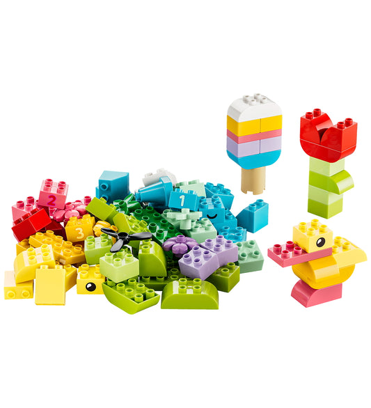 LEGO® DUPLO - Kleurrijk Creativiteitsbox 10479 - 80 Onderdelen - LEGO® - OneSize - Blokken