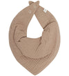 Pippi Kwijlslabbetje - Puntig - 2-pack - Mocha Meringue - Pippi Baby - OneSize - Kwijlsjaaltjes