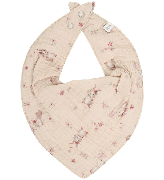 Pippi Kwijlslabbetje - Puntig - 2-pack - Rose Tan - Pippi Baby - OneSize - Kwijlsjaaltjes