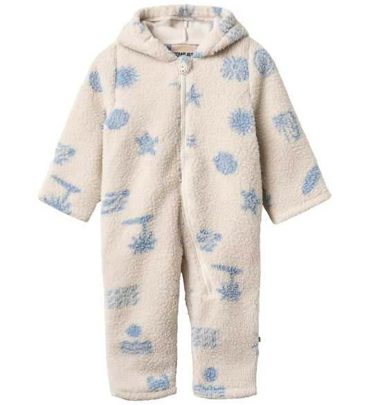 Wheat Fleece Pak - Teddy - Hallo - White Onyx Jacquard - Wheat - 74 - Fleece Pakken