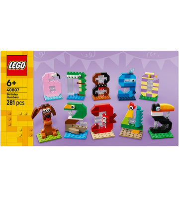 LEGO® - Geboortedatumnummer 40807 - 281 Onderdelen - LEGO® - OneSize - Blokken