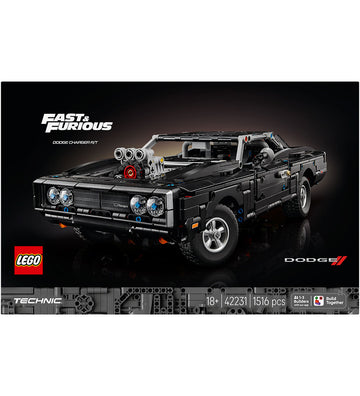 LEGO® Technic - Fast and Furious Dodge Charger R/T Auto 42231 -  - LEGO® - OneSize - Blokken