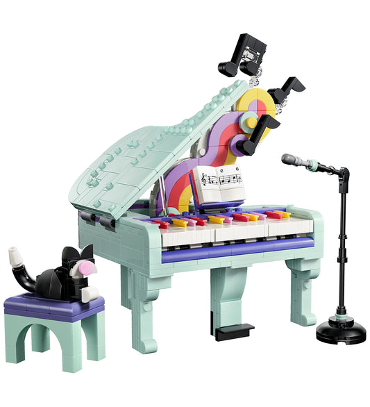 LEGO® Creator - 3-in-1 Muziekdecoratie: Piano met kat 31392 - 48 - LEGO® - OneSize - Blokken