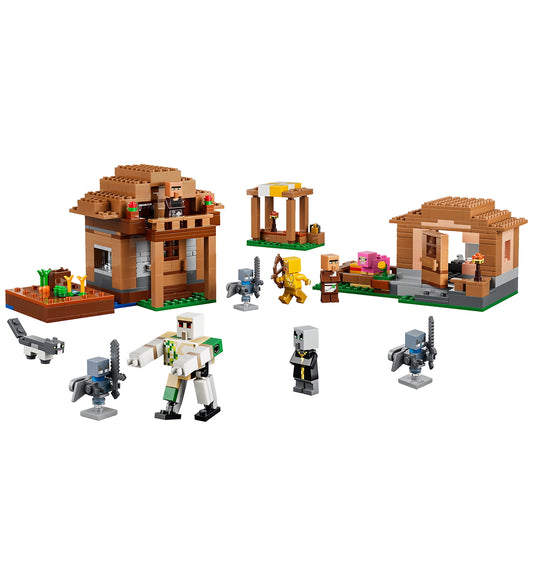 LEGO® Minecraft - Aanval op trollendorp 21596 - 607 Onderdelen - LEGO® - OneSize - Blokken