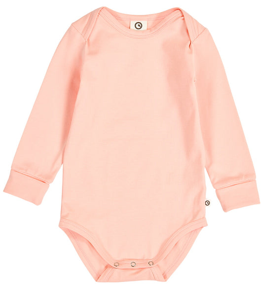 Müsli Romper l/s - Cozy Ik - Peach - Müsli - 68 - Rompers Lange Mouw