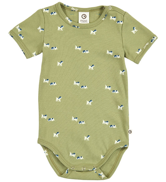 Müsli Romper s/s - Rib - Bff - Spring/Navy/Tofu - Müsli - 2 jaar (92) - Rompers Korte Mouw