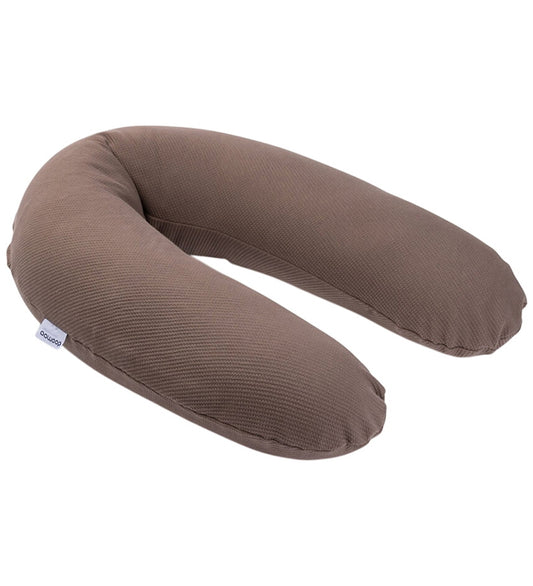 Doomoo Zwangerschap/Voedingskussenhoes - Wafel - Buddy - Chocola - Doomoo - OneSize - Voedingskussenhoes