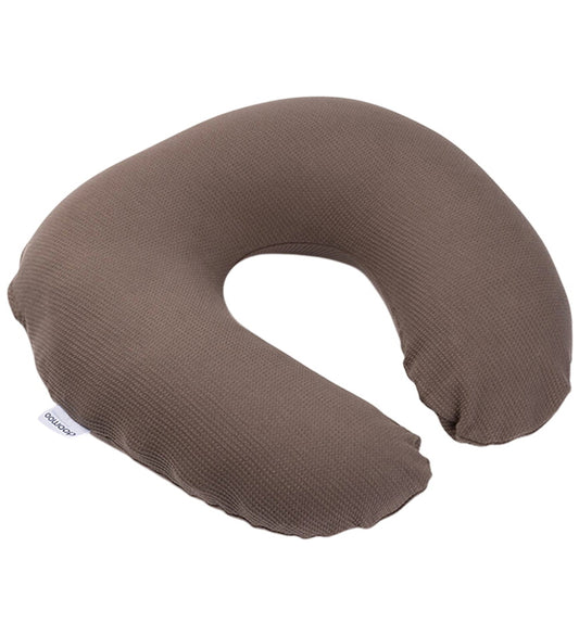Doomoo Voedingskussenhoes - Wafel - Softy - Chocoladebruin - Doomoo - OneSize - Voedingskussenhoes