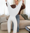 Doomoo Zwangerschap/Voedingkussen - 175/160 cm - Twisty - Latte/ - Doomoo - OneSize - Voedingkussens