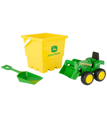 John Deere Zandspeelgoed - 3 Onderdelen - Groen/Geel - John Deere - OneSize - Zandspeelgoed