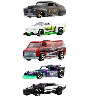 Hot Wheels Auto´s - 5-pack - Silver Batman - 1:64 - Hot Wheels - OneSize - Auto´s