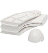 Dooky Toiletbril - Opklapbare toiletbrilverkleiner - Wit - Dooky - OneSize - Potjes