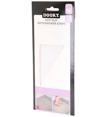 Dooky Anti-Slip Stroken - 12 st. - Transparant - Dooky - OneSize - Sloten