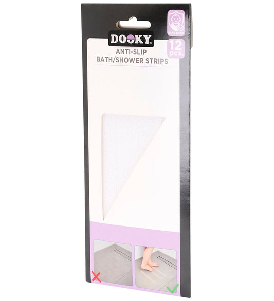 Dooky Anti-Slip Stroken - 12 st. - Transparant - Dooky - OneSize - Sloten
