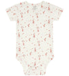 Hust and Claire Romper s/s - Bamboe - HcNoise Gymnastiek - Ivory - Hust and Claire - 1½ jaar (86) - Rompers Korte Mouw