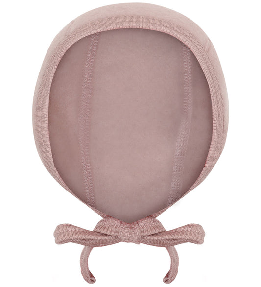 Huttelihut Babymuts - Wolvlies - Mahogany Rose - Huttelihut - 6-12 mnd - Babymutsen