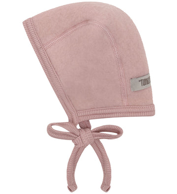 Huttelihut Babymuts - Wolvlies - Mahogany Rose - Huttelihut - 6-12 mnd - Babymutsen