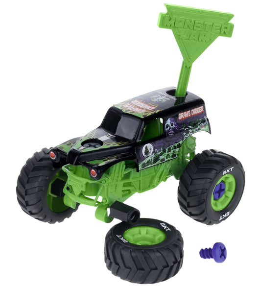 Monster Jam Truck - 1:43 - Mechanix Build N Rebuild - Dig Digg - Monster Jam - OneSize - Auto´s