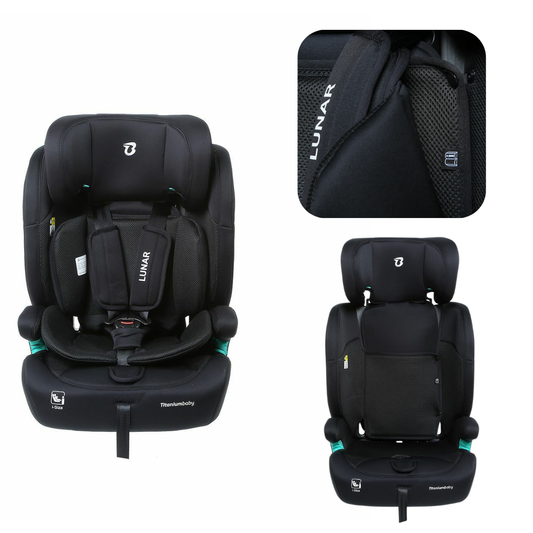 Autostoel Titanium Baby Lunar i-Size Mesh Black
