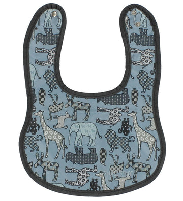 Smallstuff Slabbetjes - Denim m. Dieren Small - Smallstuff - OneSize - Slabbetjes