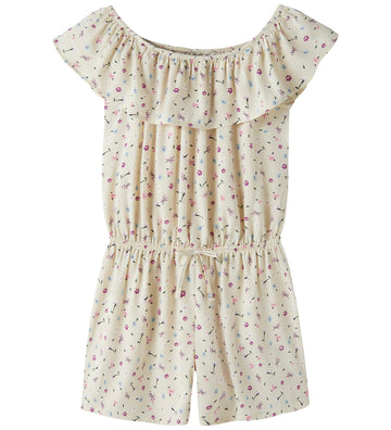 Name It Jumpsuit - NkfVinaya - Amandelmelk/Schattige Bloemen - Name It - 12 jaar (152) - Jumpsuits