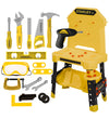 Stanley Jr. Werkbank m. Gereedschap - Geel - Stanley Jr. - OneSize - Gereedschap