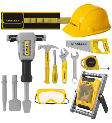 Stanley Jr. Bouwwerf Speelset - Geel - Stanley Jr. - OneSize - Gereedschap