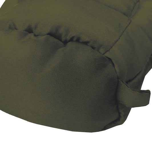 Camping Check Slaapzak - Mummy Deluxe - Olijfgroen/Neon Groen - Camping Check - OneSize - Slaapzakken