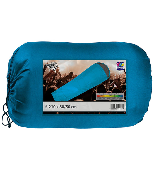Camping Check Slaapzak - Festival - Blauw - Camping Check - OneSize - Slaapzakken