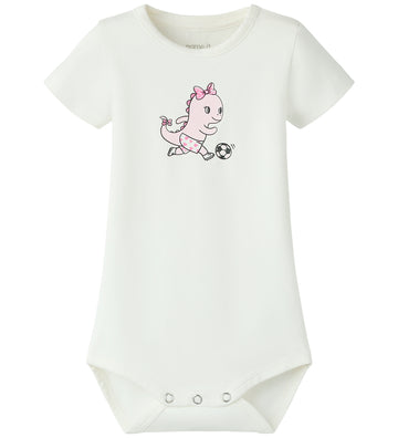 Name It Romper s/s - NbfHutina - Cloud Danseres m. Eenhoorn - Name It - 74 - Rompers Korte Mouw