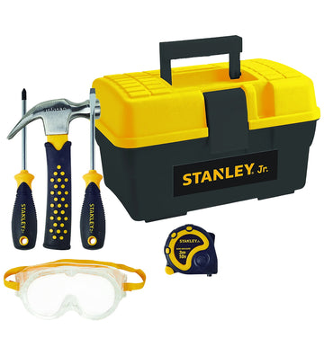 Stanley Jr. Gereedschapskist m. Gereedschap - 5 Onderdelen - Gee - Stanley Jr. - OneSize - Gereedschap