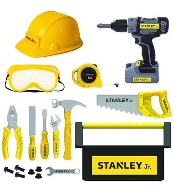 Stanley Jr. Gereedschapskist - Zwart/Geel - Stanley Jr. - OneSize - Gereedschap