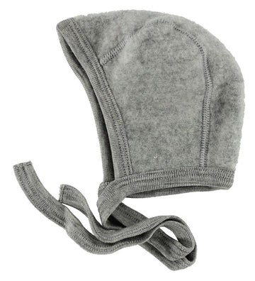 Engel Babymuts - Wol - Grijs Gevlekt - Engel - 50/56 - Babymutsen