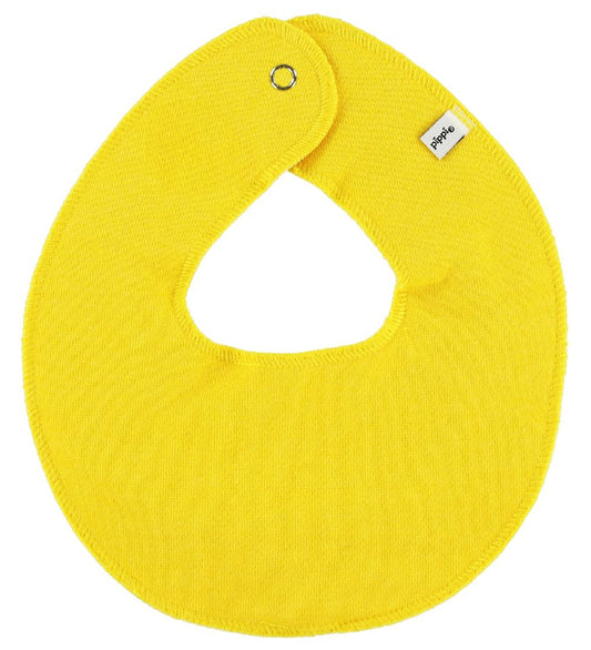 Pippi Babyslabbetje - Rond - Geel - Pippi Baby - OneSize - Kwijlsjaaltjes