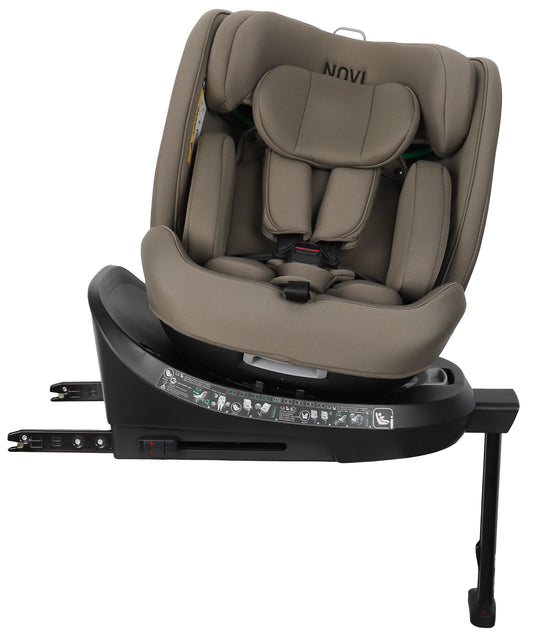 Autostoel Novi David 3.0 Premium I-Size 360° Dark Taupe