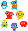 Playgro Badspeelgoed - 7 stk - Zwevend Fun Friends - Playgro - OneSize - Badspeelgoed