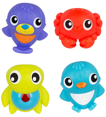 Playgro Badspeelgoed - 4 st. - Ocean Splash - Zweefvliegtuigen - Playgro - OneSize - Badspeelgoed