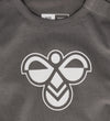 Hummel Romper l/s - hmlMini - Logo - Dark Goudgrijs - Hummel - 56 - Rompers Lange Mouw