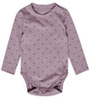 Hummel Romper l/s - hmlMini - Sea Joint m. Print - Hummel - 74 - Rompers Lange Mouw